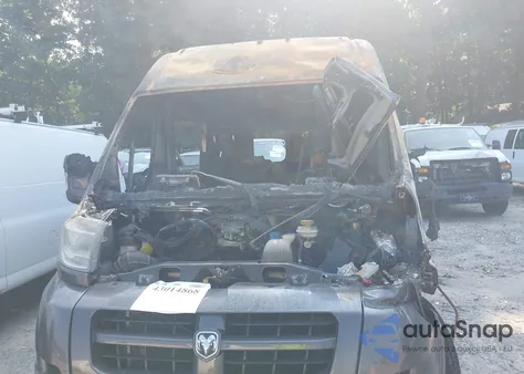 2015 Ram Promaster 2500 Window Van High Roof из США, поврежденный, VIN 3C6TRVPG4FE508692